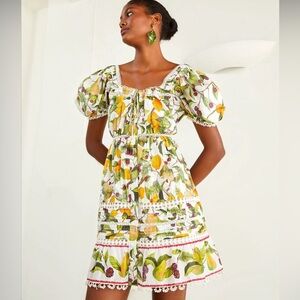 NWT Farm Rio Fruit Orchard Mini Dress Size M